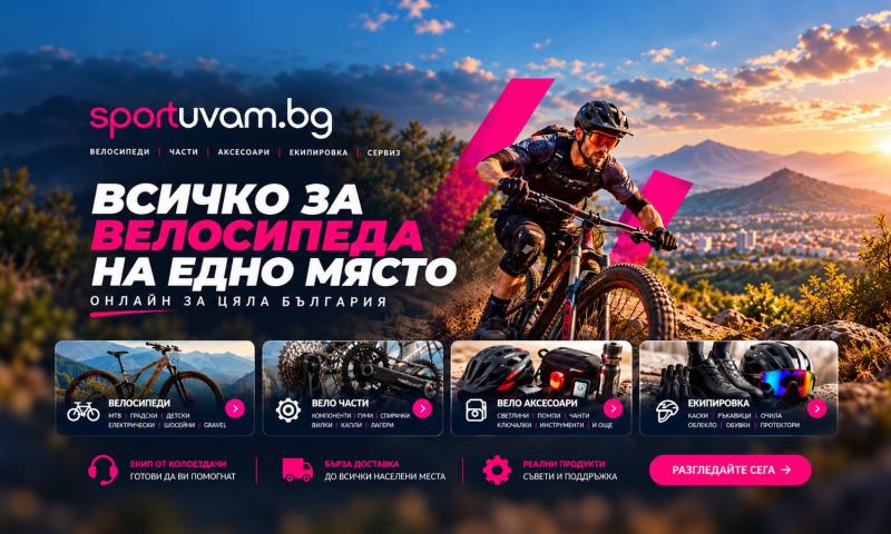 SPORTUVAM.BG – велосипеди, вело части и аксесоари онлайн и в Пловдив